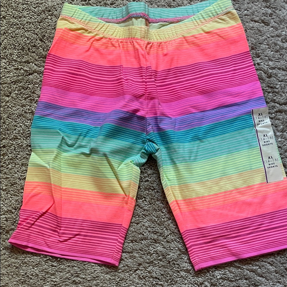 Cat & Jack Multicolor Striped Kids Shorts
